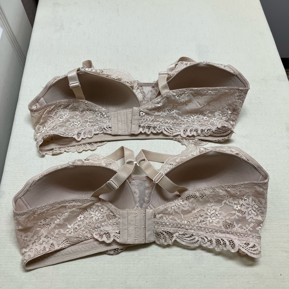 Bali XL beige desire lace wireless bralettes (2) - Picture 3 of 9